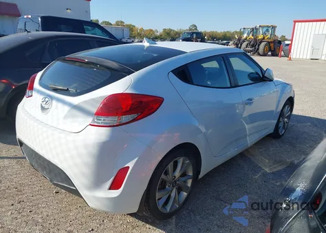 2016 Hyundai Veloster из США, поврежденный, VIN KMHTC6AD8GU280399